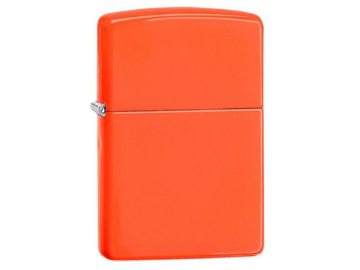 Picture of ZIPPO REG NEON ORANGE LIGHTER